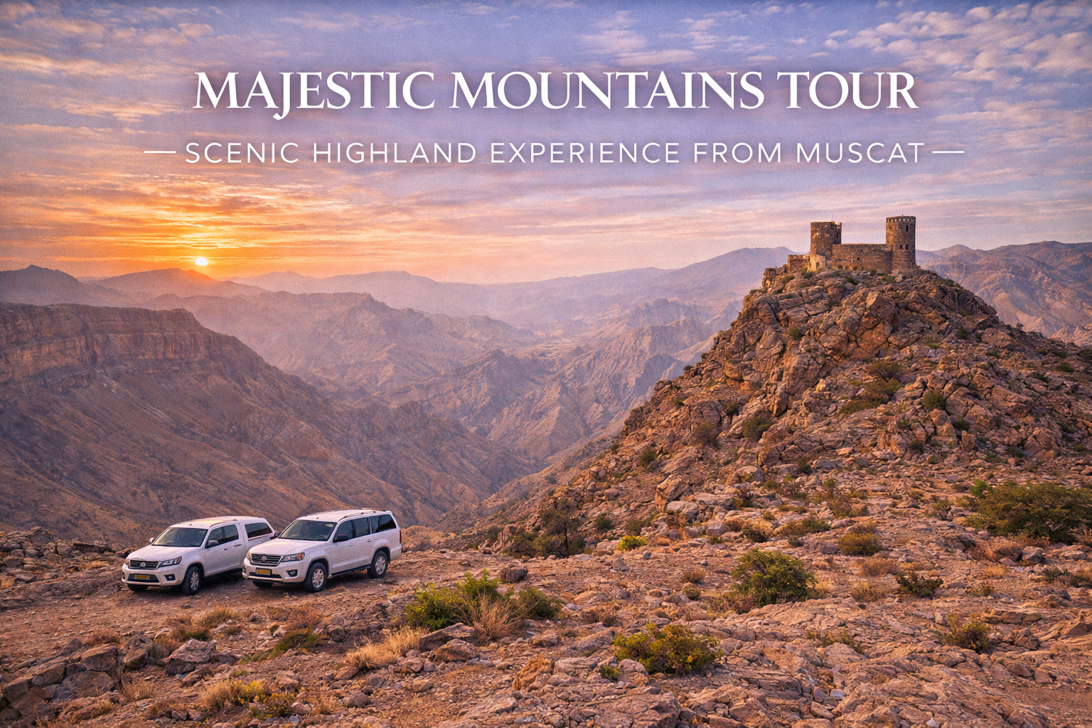 Majestic Mountains & Barka Fort Tour
